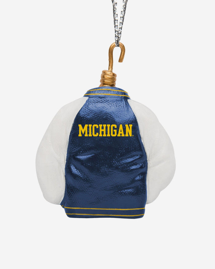 Michigan Wolverines Varsity Jacket Ornament FOCO - FOCO.com