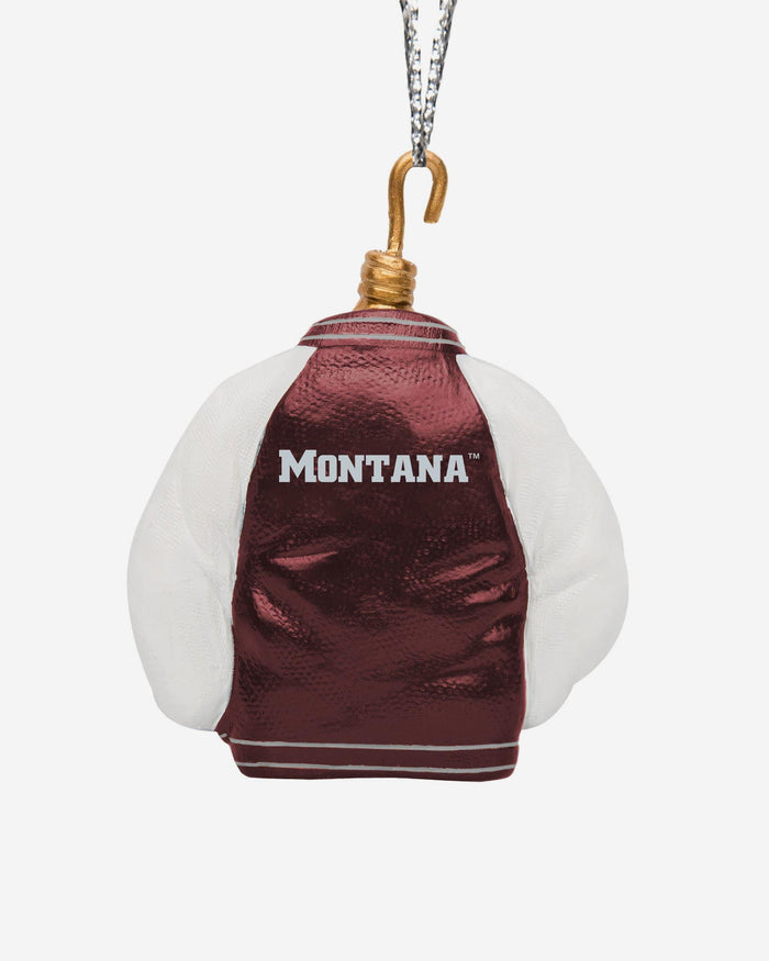 Montana Grizzlies Varsity Jacket Ornament FOCO - FOCO.com