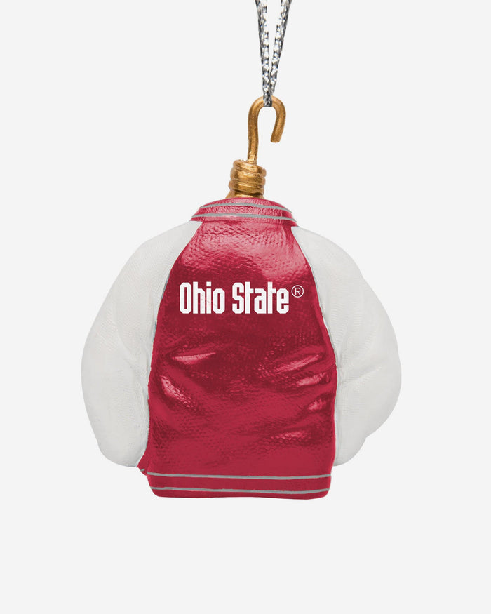 Ohio State Buckeyes Varsity Jacket Ornament FOCO - FOCO.com