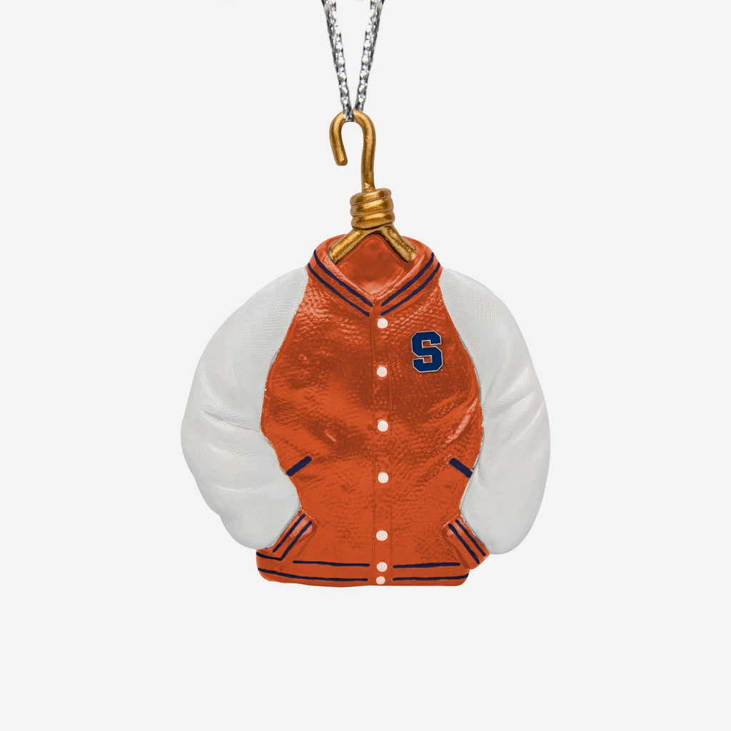 Syracuse Orange Varsity Jacket Ornament FOCO - FOCO.com