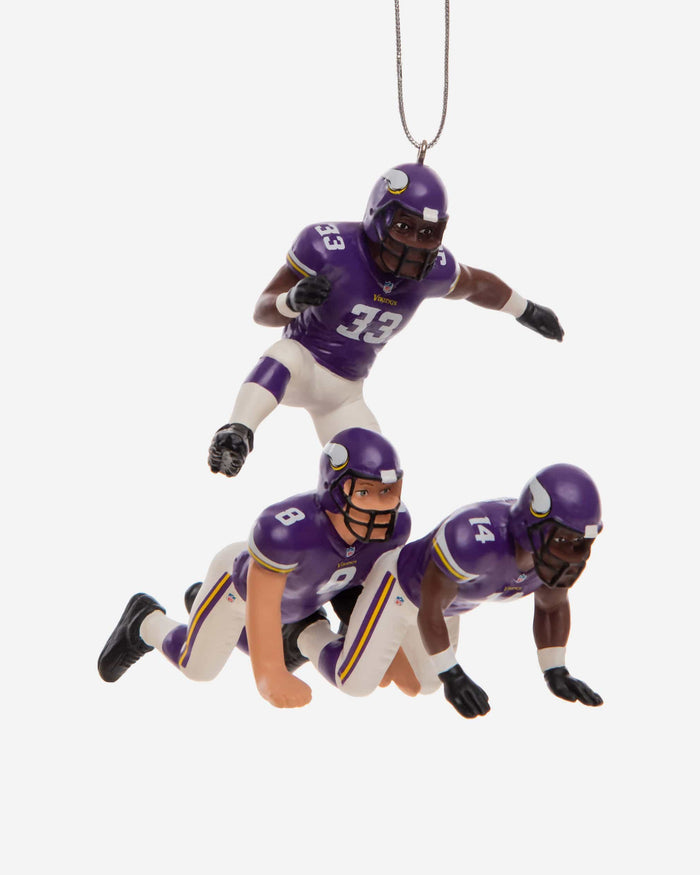 Minnesota Vikings 3 Player Team Celebration Ornament FOCO - FOCO.com