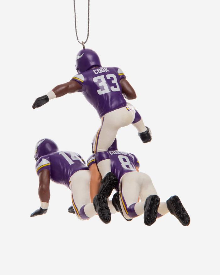 Minnesota Vikings 3 Player Team Celebration Ornament FOCO - FOCO.com