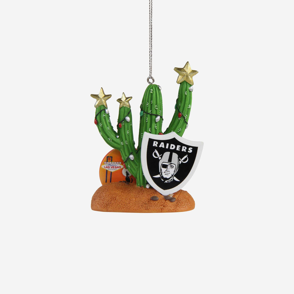 Las Vegas Raiders Cactus Ornament FOCO - FOCO.com