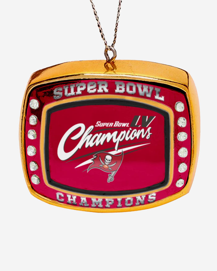 Tampa Bay Buccaneers Super Bowl LV Champions Ring Ornament FOCO - FOCO.com