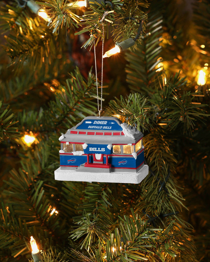 Buffalo Bills Light Up Diner Ornament FOCO - FOCO.com