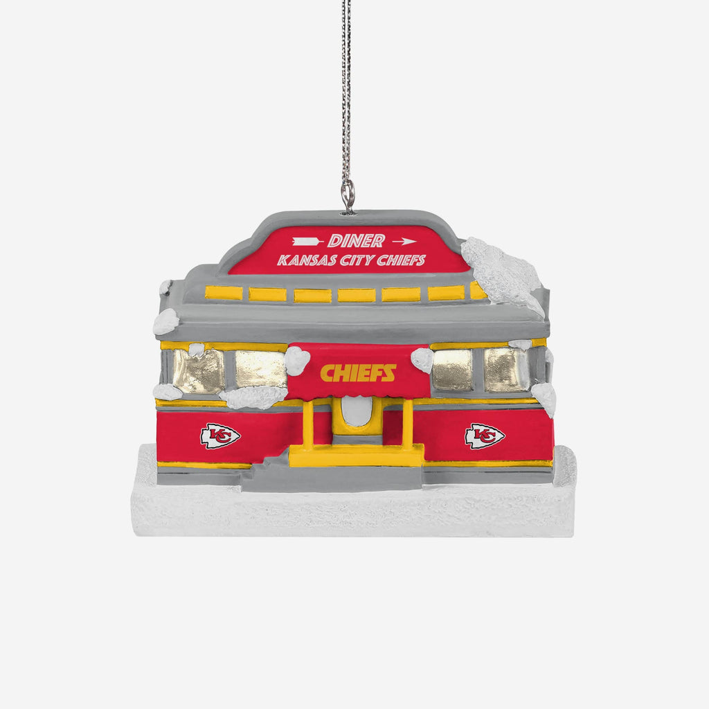 Kansas City Chiefs Light Up Diner Ornament FOCO - FOCO.com