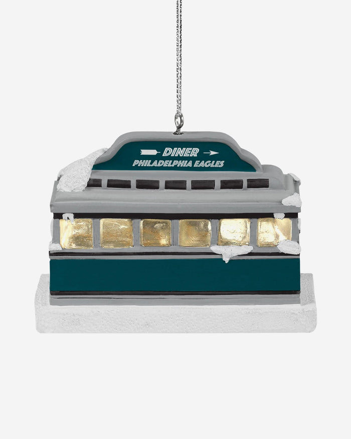 Philadelphia Eagles Light Up Diner Ornament FOCO - FOCO.com