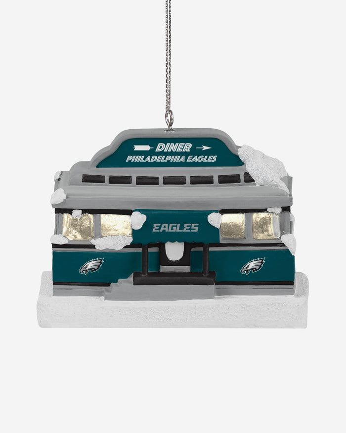 Philadelphia Eagles Light Up Diner Ornament FOCO - FOCO.com