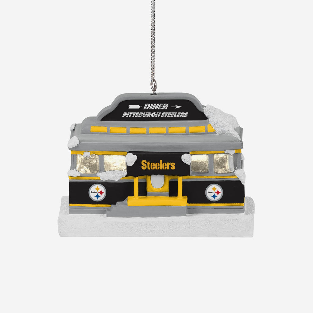 Pittsburgh Steelers Light Up Diner Ornament FOCO - FOCO.com