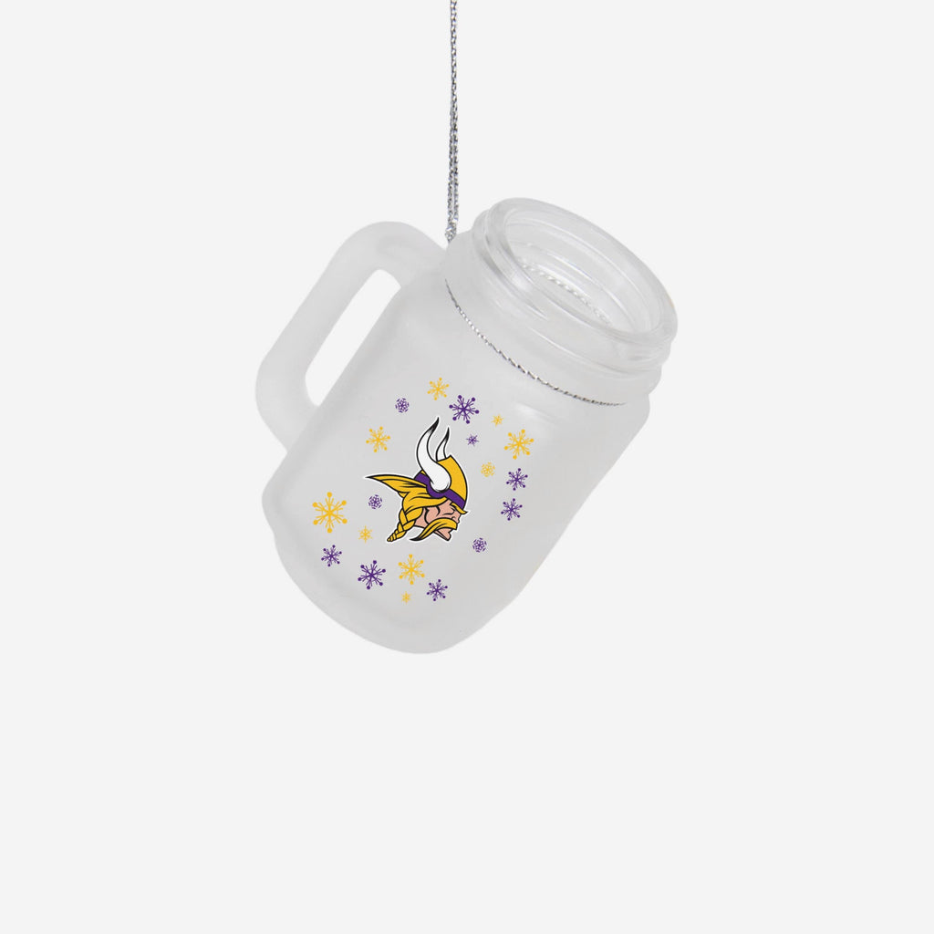 Minnesota Vikings Mason Jar Ornament FOCO - FOCO.com
