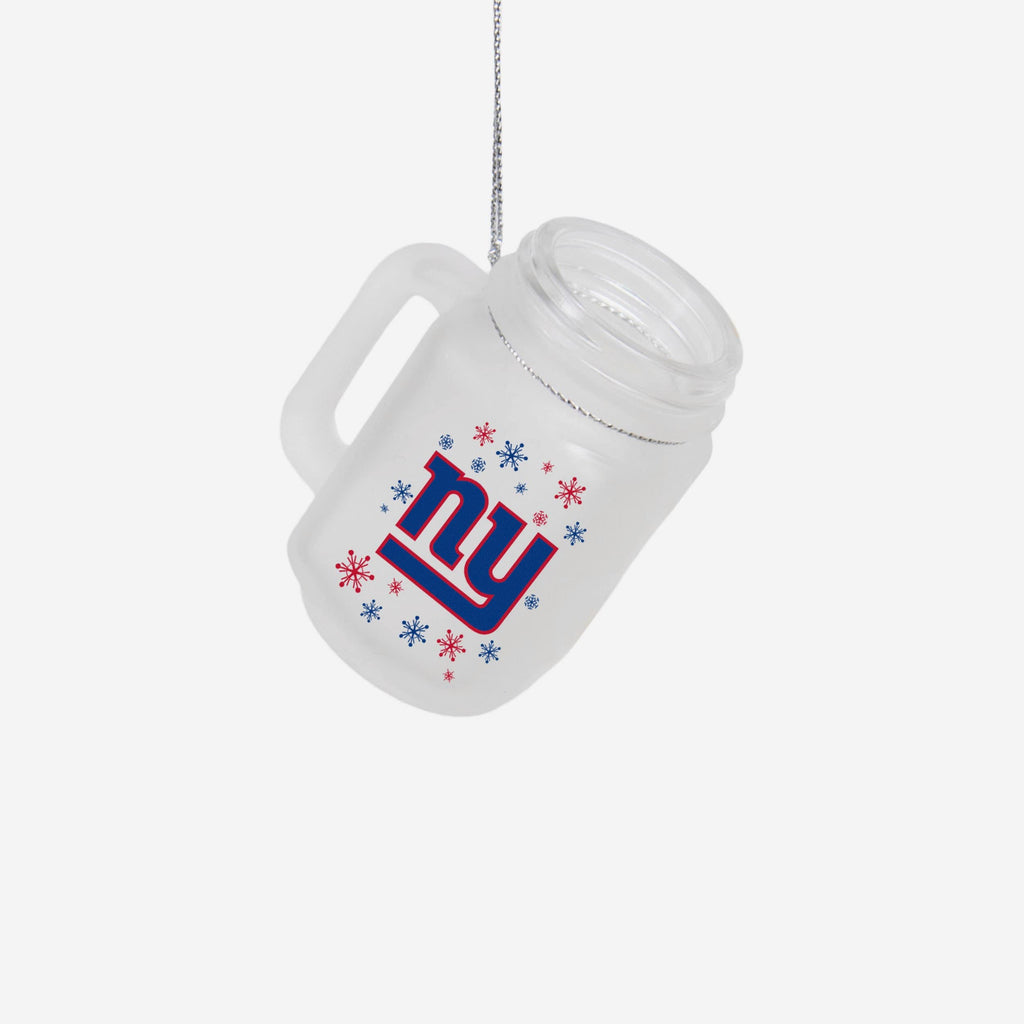 New York Giants Mason Jar Ornament FOCO - FOCO.com