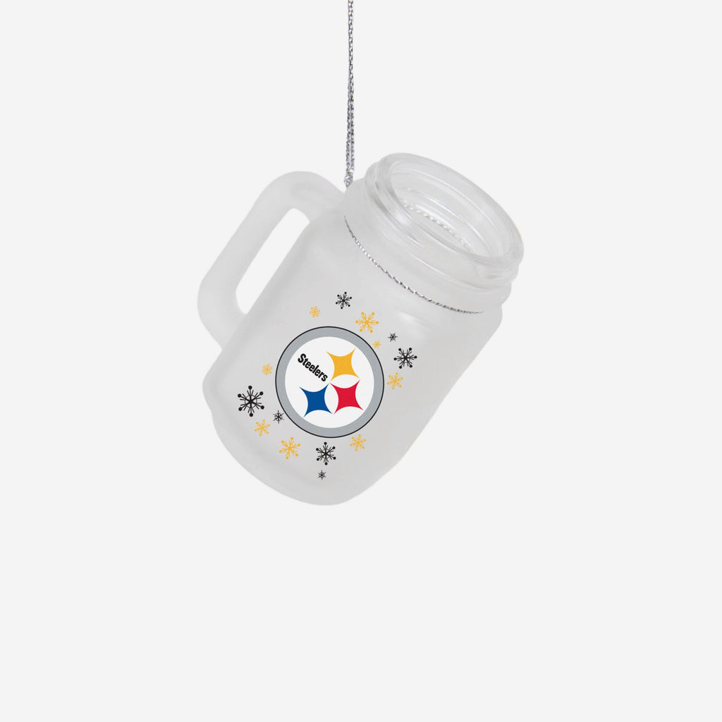 Pittsburgh Steelers Mason Jar Ornament FOCO - FOCO.com