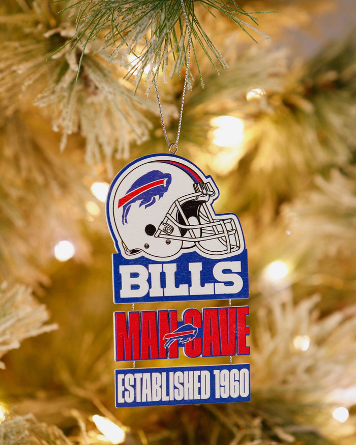 Buffalo Bills Mancave Sign Ornament FOCO - FOCO.com