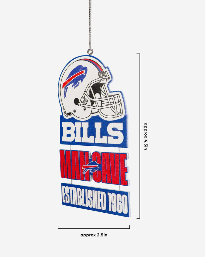 Buffalo Bills Mancave Sign Ornament FOCO - FOCO.com