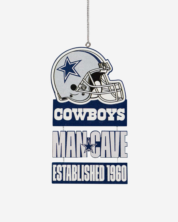 Dallas Cowboys Mancave Sign Ornament FOCO - FOCO.com