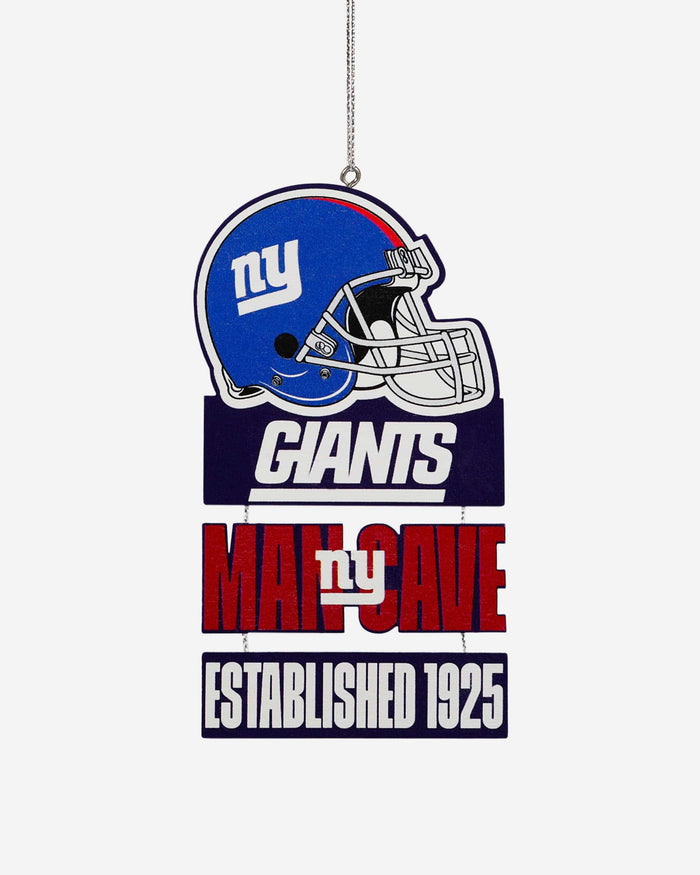 New York Giants Mancave Sign Ornament FOCO - FOCO.com