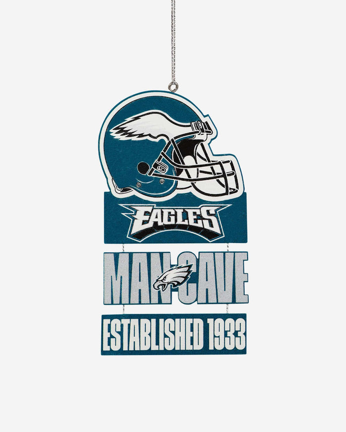 Philadelphia Eagles Mancave Sign Ornament FOCO - FOCO.com