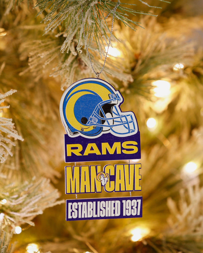 Los Angeles Rams Mancave Sign Ornament FOCO