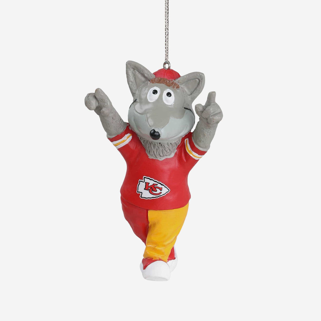KC Wolf Kansas City Chiefs Mascot Ornament FOCO - FOCO.com