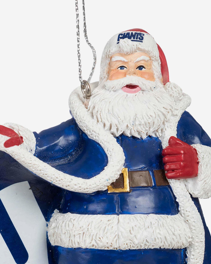 New York Giants Photoprint Santa Ornament FOCO - FOCO.com