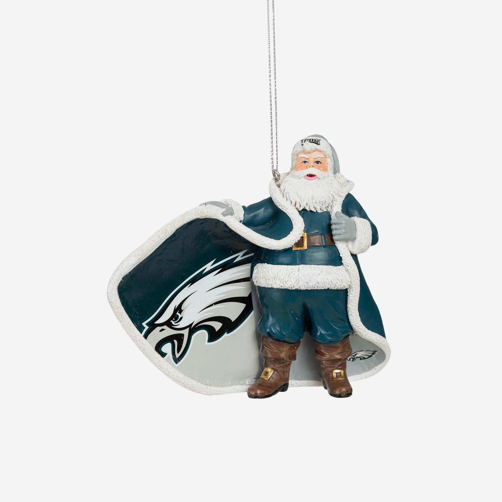 Philadelphia Eagles Photoprint Santa Ornament FOCO - FOCO.com