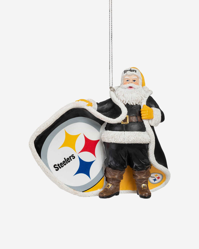 Pittsburgh Steelers Photoprint Santa Ornament FOCO - FOCO.com