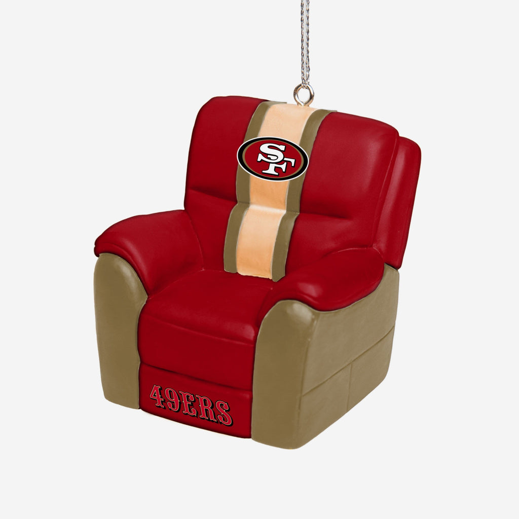 San Francisco 49ers Reclining Chair Ornament FOCO - FOCO.com
