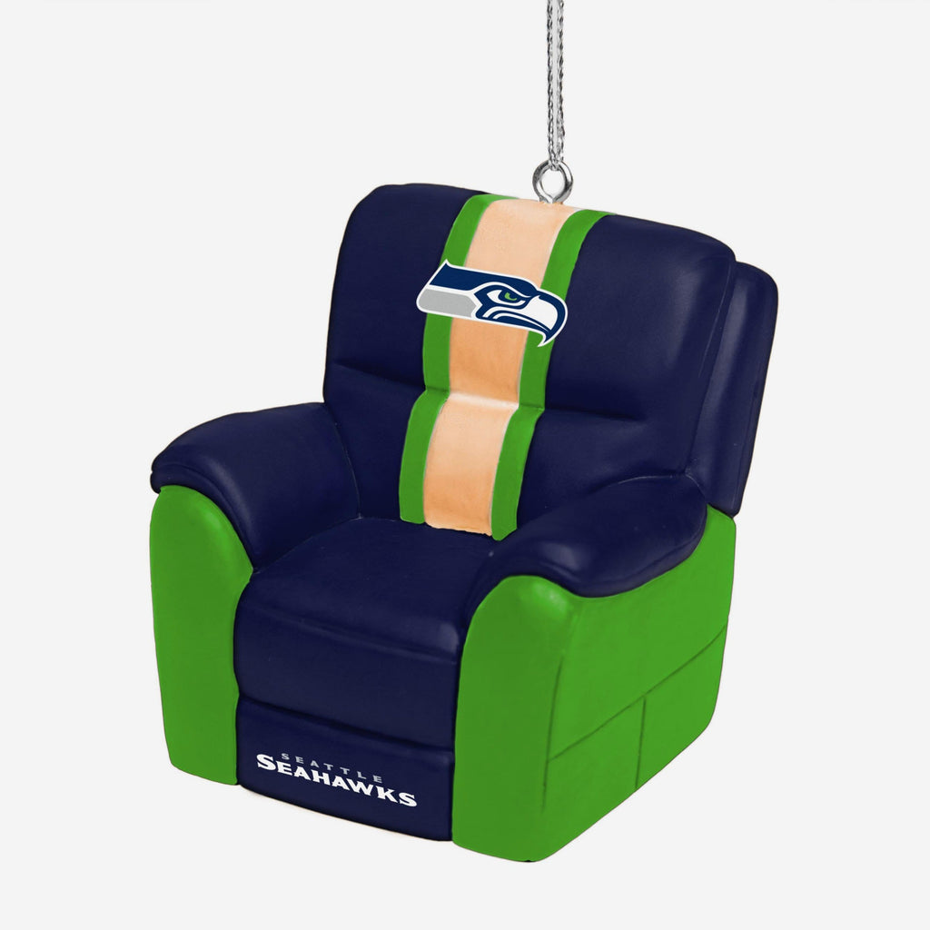 Seattle Seahawks Reclining Chair Ornament FOCO - FOCO.com