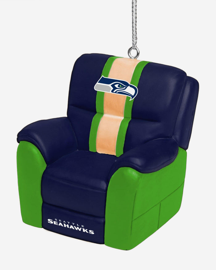 Seattle Seahawks Reclining Chair Ornament FOCO - FOCO.com