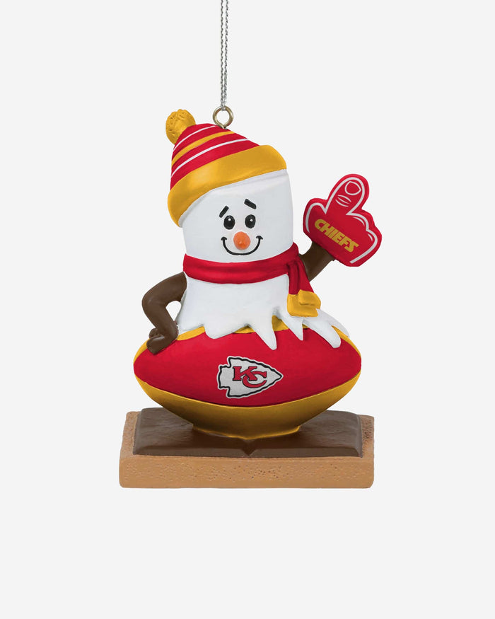 Kansas City Chiefs Smore On Ball Ornament FOCO - FOCO.com