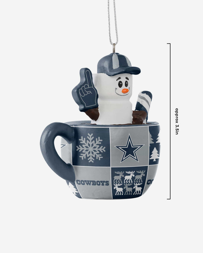 Dallas Cowboys Smores Mug Ornament FOCO - FOCO.com