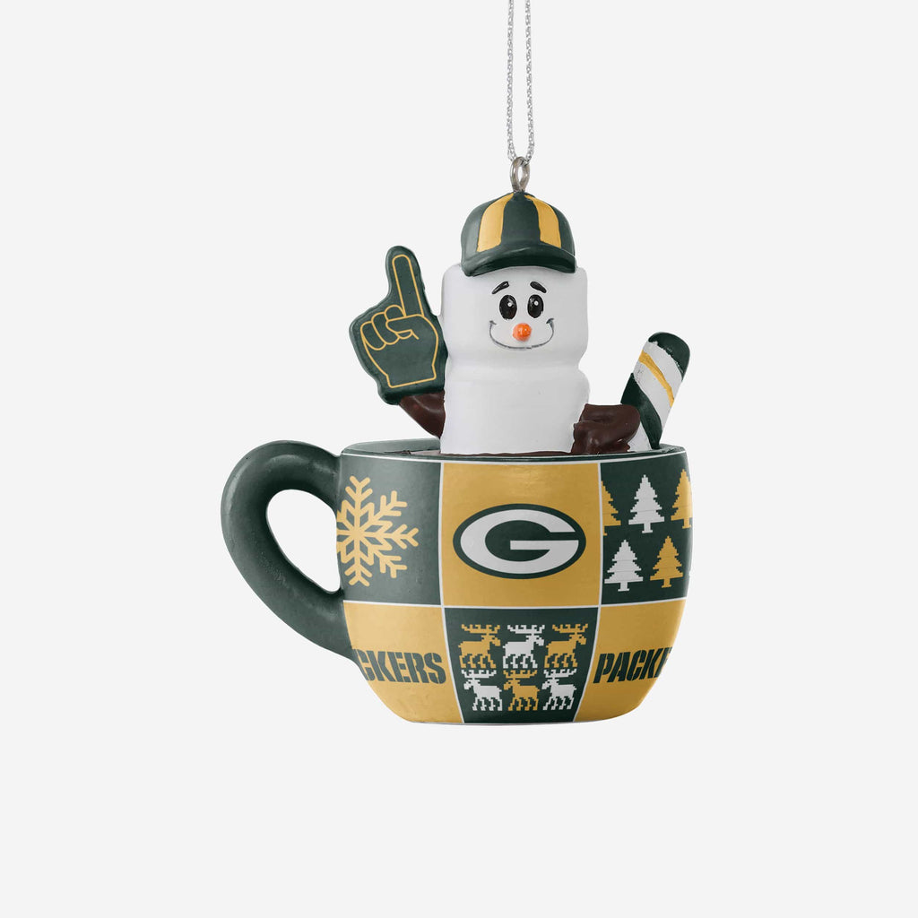 Green Bay Packers Smores Mug Ornament FOCO - FOCO.com