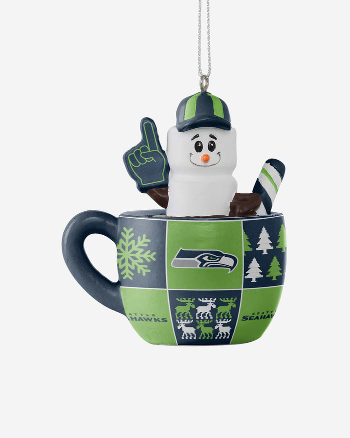 Seattle Seahawks Smores Mug Ornament FOCO - FOCO.com