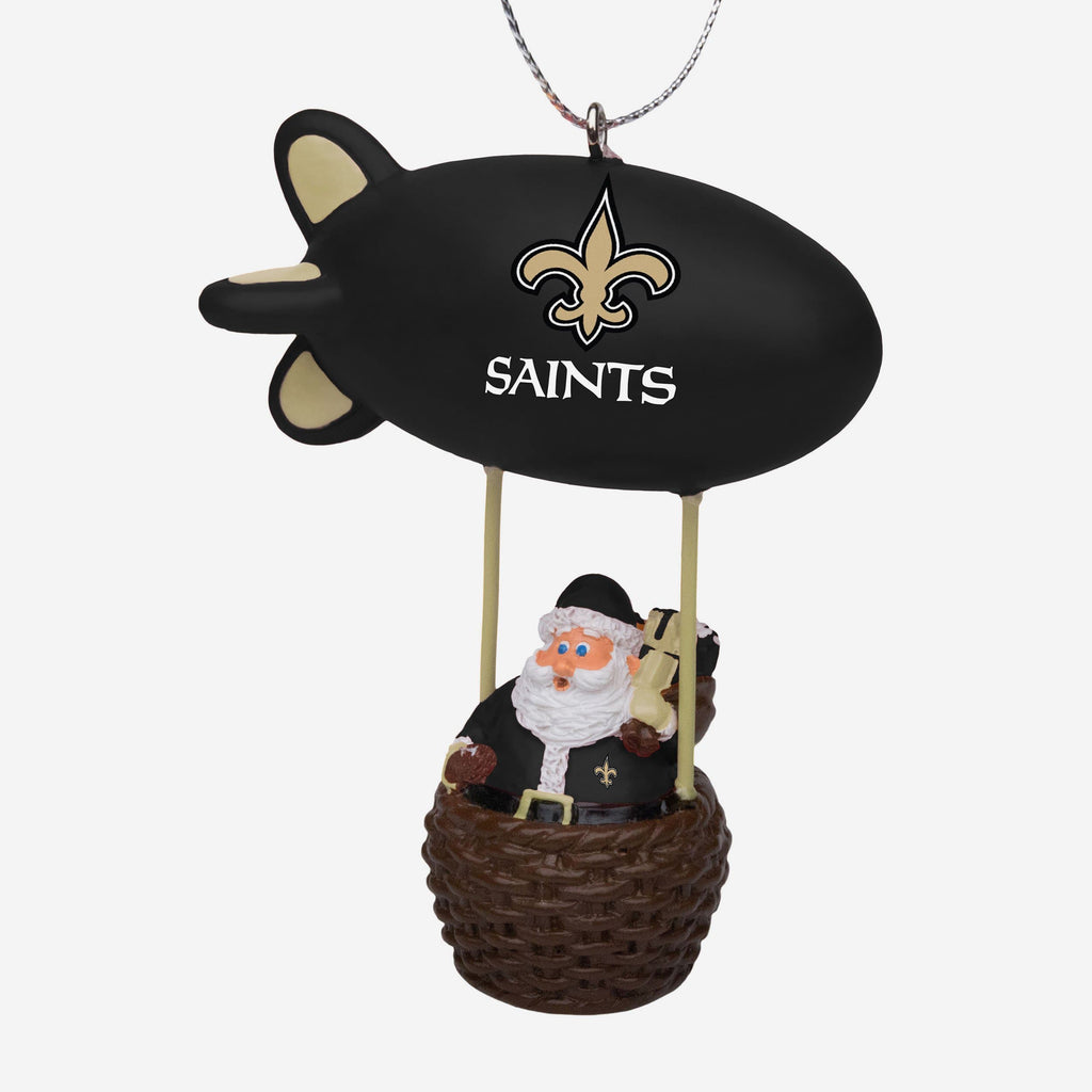 New Orleans Saints Santa Blimp Ornament FOCO - FOCO.com