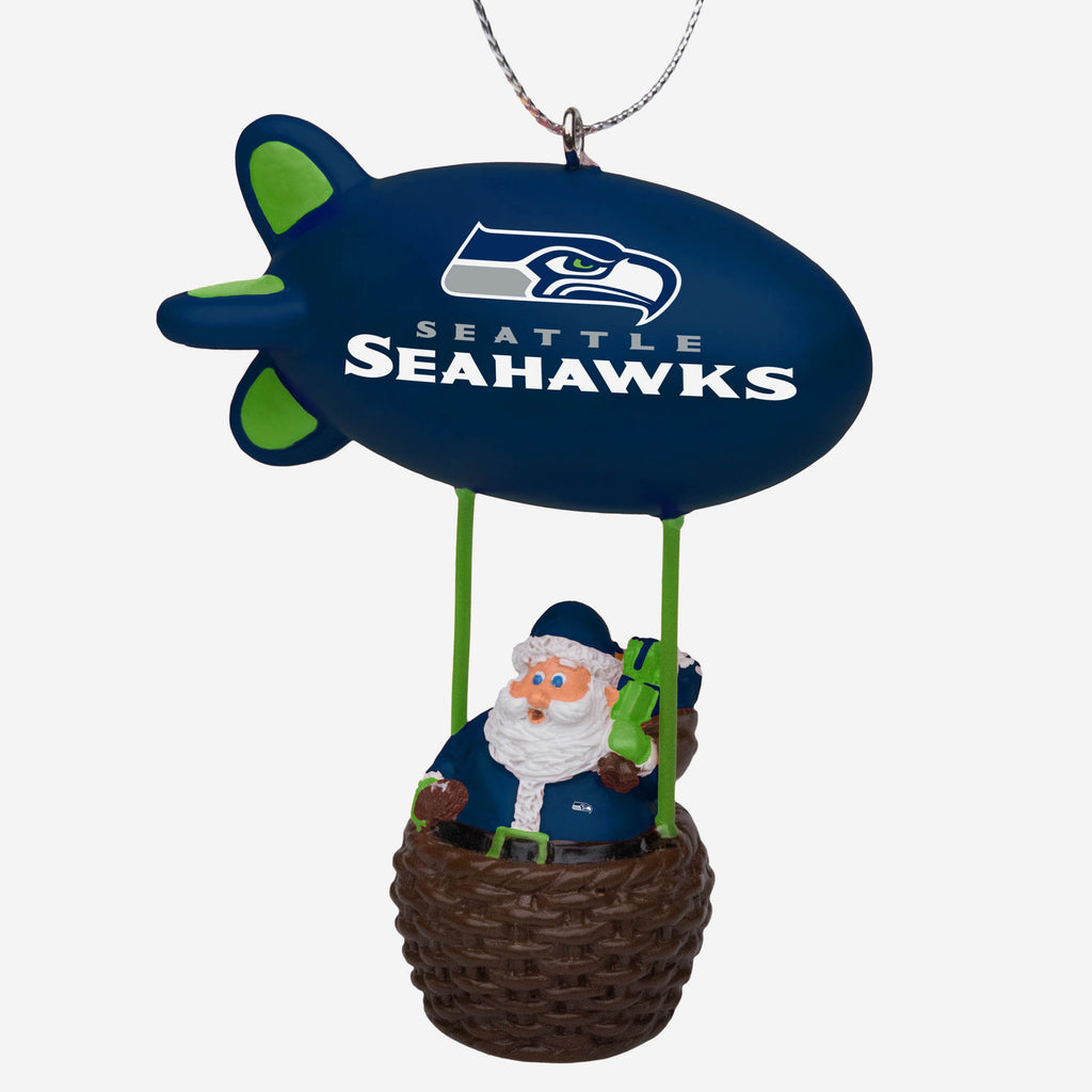 Seattle Seahawks Santa Blimp Ornament FOCO - FOCO.com