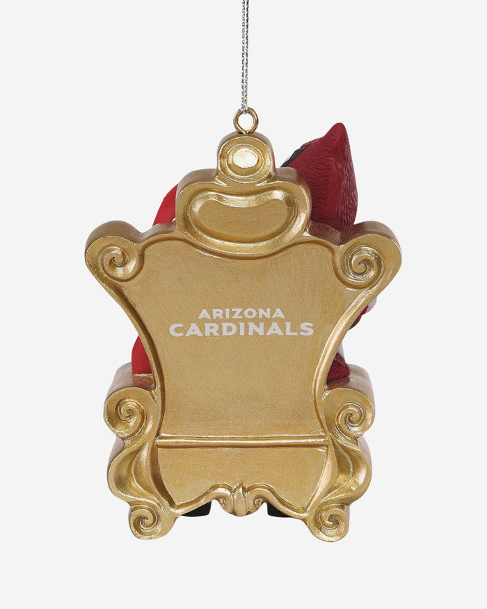 Big Red Arizona Cardinals Mascot On Santa's Lap Ornament Foco - FOCO.com
