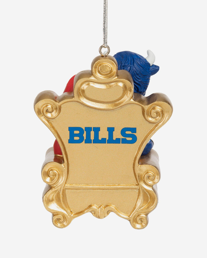 Billy Buffalo Buffalo Bills Mascot On Santa's Lap Ornament FOCO - FOCO.com