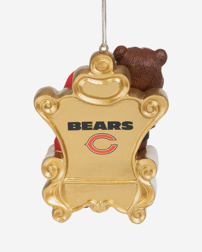 Staley Da Bear Chicago Bears Mascot On Santa's Lap Ornament FOCO - FOCO.com
