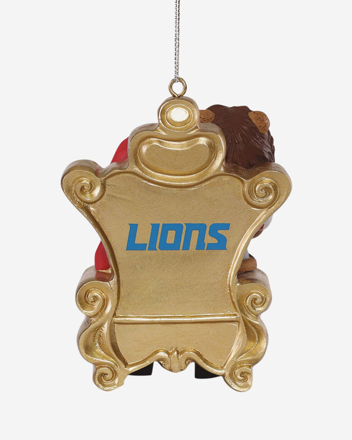 Roary Detroit Lions Mascot On Santa's Lap Ornament Foco - FOCO.com