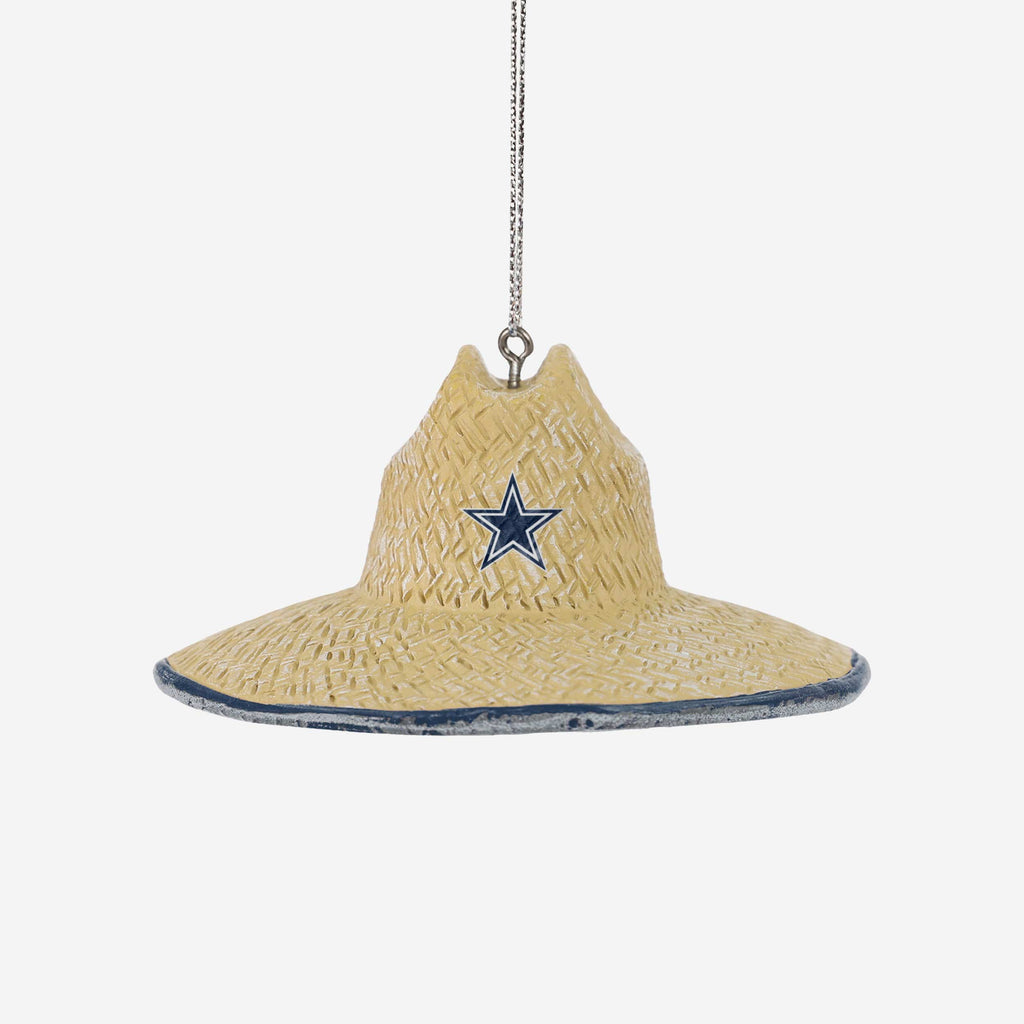 Dallas Cowboys Straw Hat Ornament FOCO