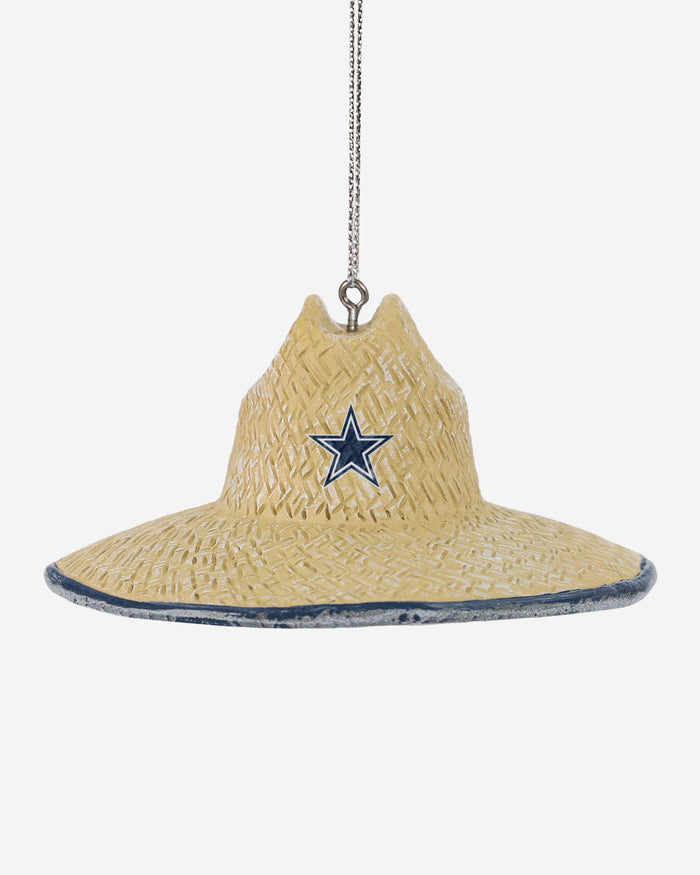 Dallas Cowboys Straw Hat Ornament FOCO - FOCO.com