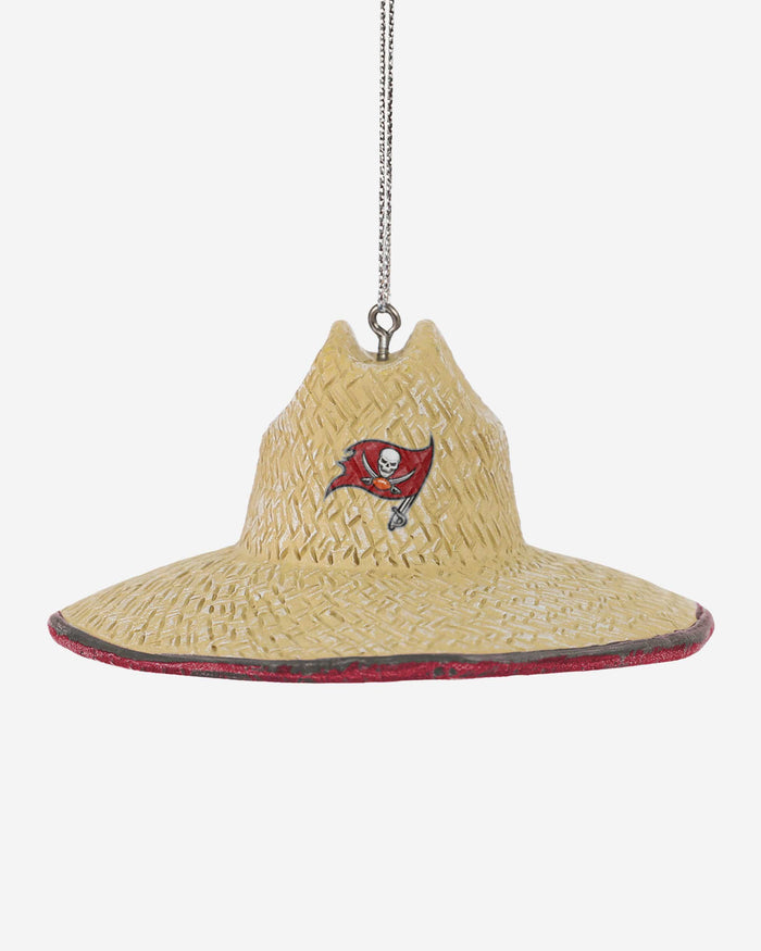 Tampa Bay Buccaneers Straw Hat Ornament FOCO - FOCO.com