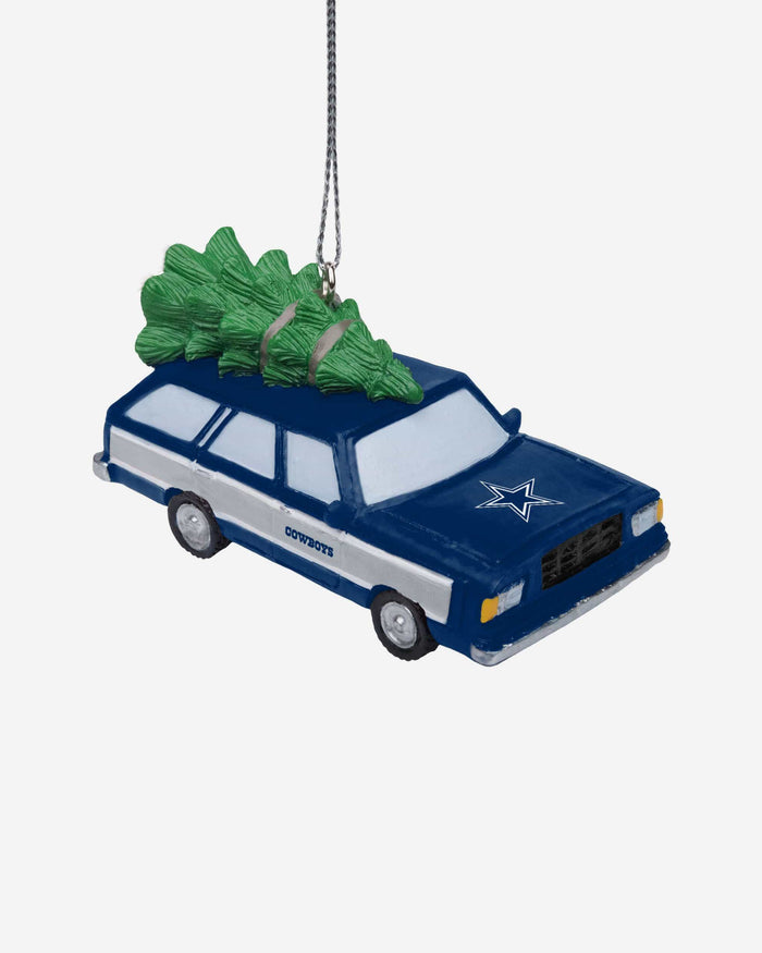 Dallas Cowboys Station Wagon With Tree Ornament FOCO - FOCO.com