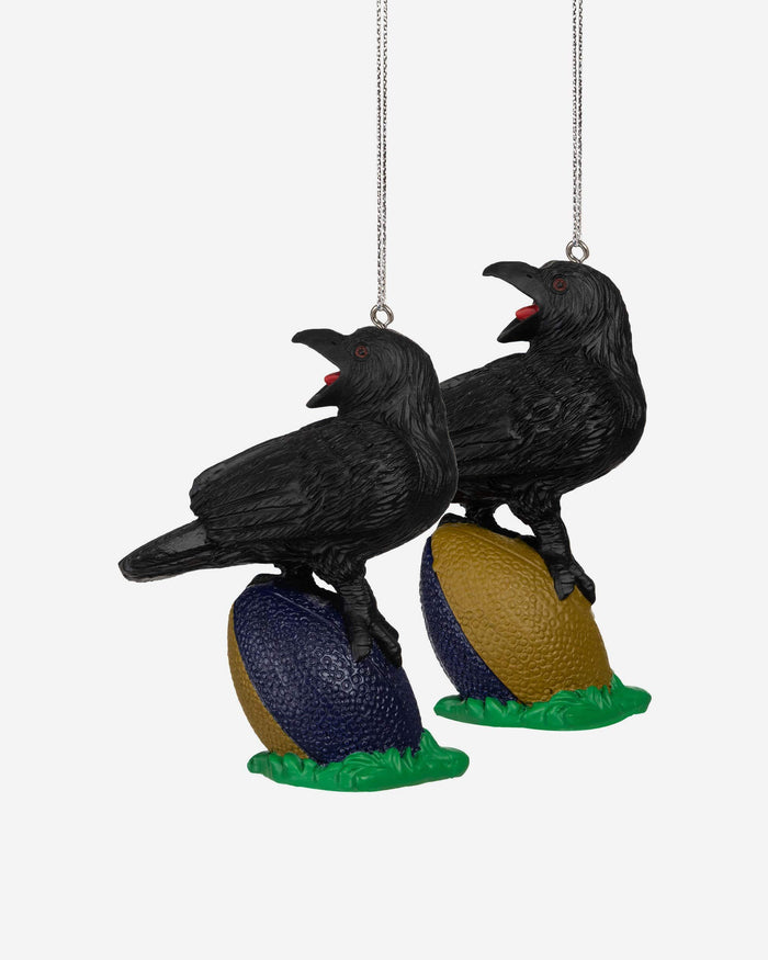 Baltimore Ravens 2 Pack Thematic Ornament Set FOCO - FOCO.com