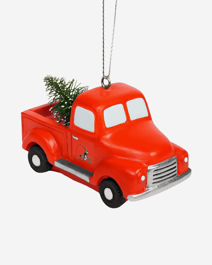 Cleveland Browns Truck With Tree Ornament FOCO - FOCO.com
