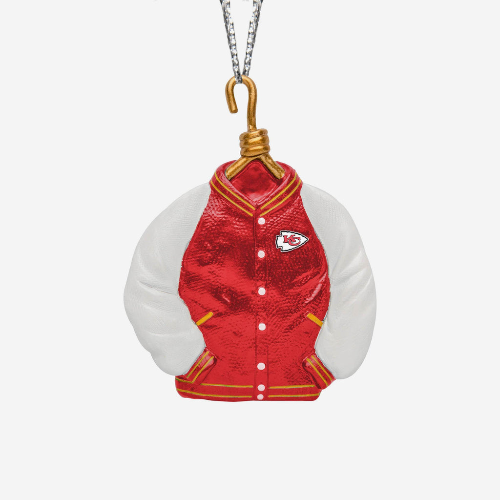 Kansas City Chiefs Varsity Jacket Ornament FOCO - FOCO.com