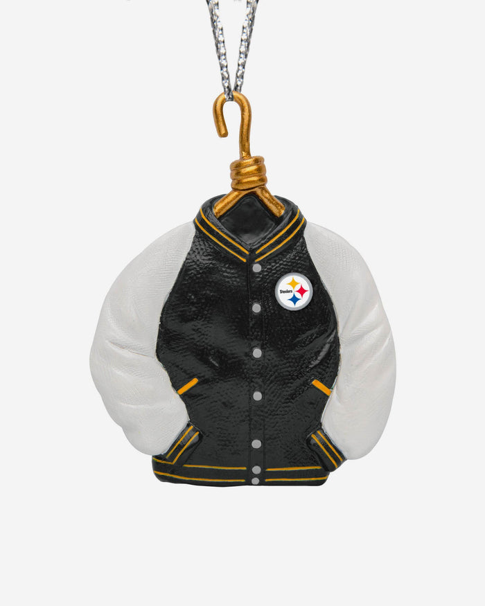 Pittsburgh Steelers Varsity Jacket Ornament FOCO - FOCO.com