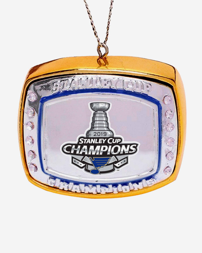 St Louis Blues 2019 Stanley Cup Champions Ring Ornament FOCO - FOCO.com