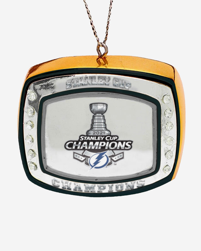 Tampa Bay Lightning 2021 Stanley Cup Champions Ring Ornament FOCO - FOCO.com
