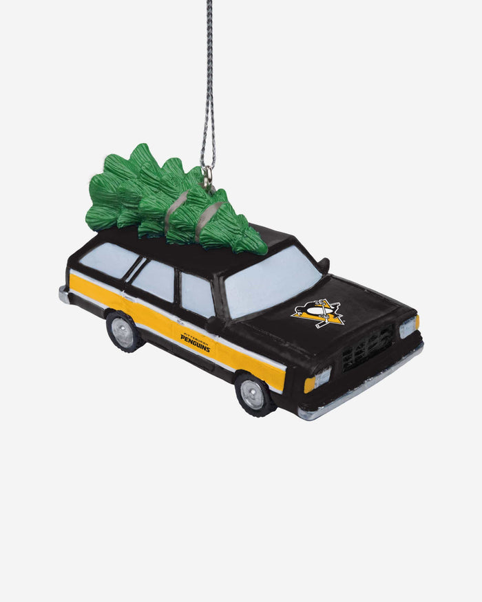 Pittsburgh Penguins Station Wagon With Tree Ornament FOCO - FOCO.com